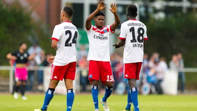 Ghanaian midfielder Moritz-Broni Kwarteng scores in Hamburg defeat to Wolfsburg in Germany’s Regionalliga