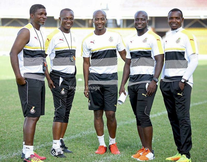 Technical staff of the Ghana Black Stars