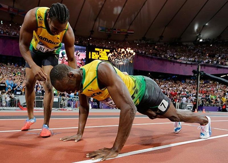 Usain Bolt at the 2012 London Olympics
