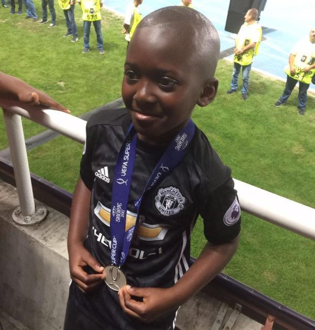 8yr old who took Mourinho's medal