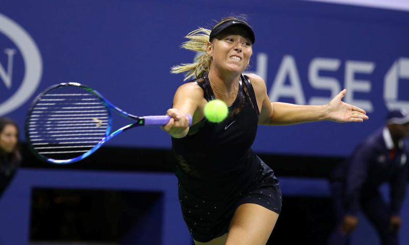 US Open: Maria Sharapova eliminates Simona Halep Maria Sharapova