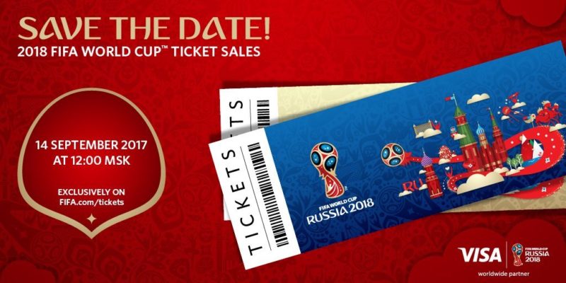 2018 World Cup ticket