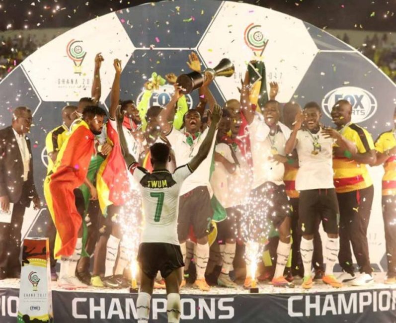 Ghana, crowned champions of the 2017 WAFU Cup of Nations