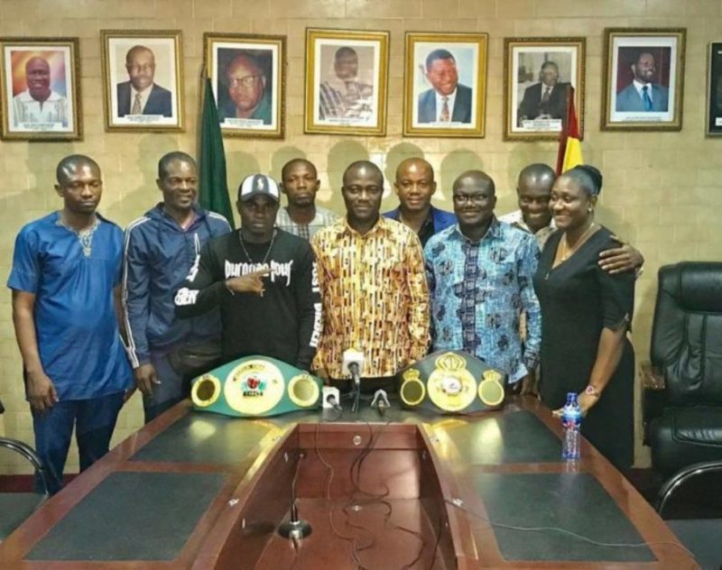 Team-Tagoe pays a courtesy call on the Mayor of Accra
