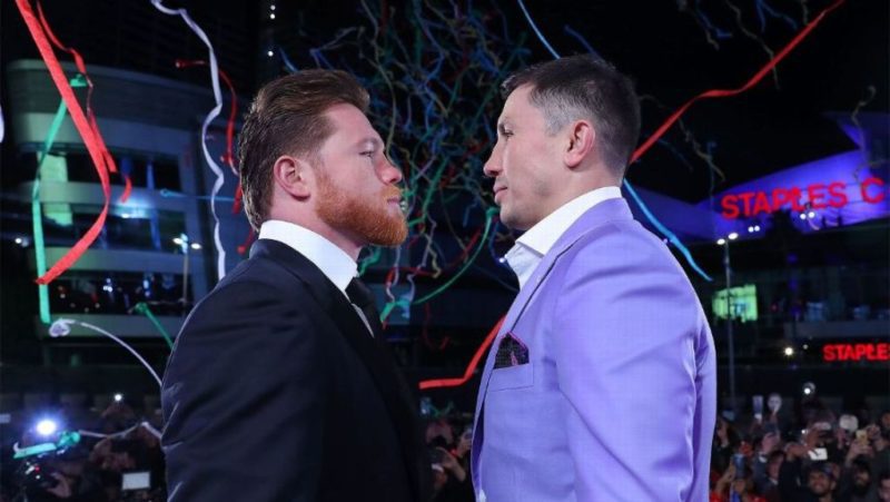 Canelo Alvarez, left, and Gennady Golovkin will meet on May 5 in a rematch of their last September bout