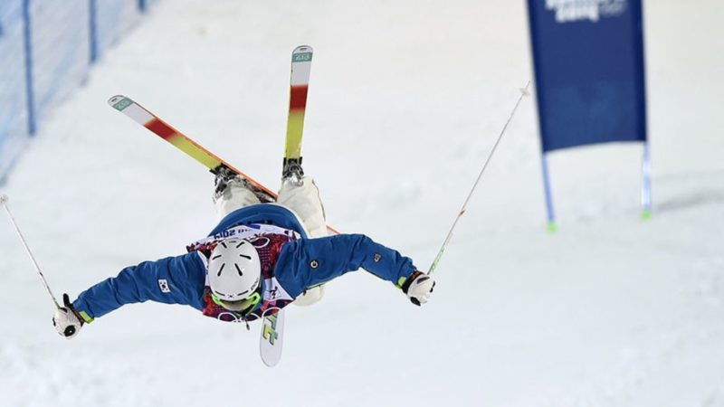 Skier in action at the PyeonChang Winter Games