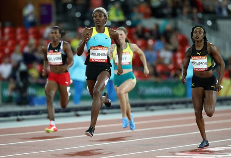 Shaunae Miller-Uibo wins women's 200m semifinal ahead of Elaine Thompson