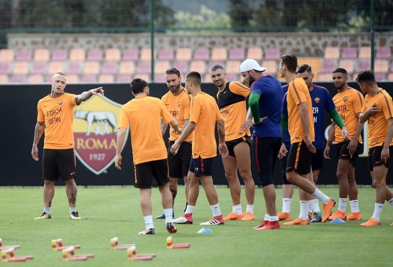 AS Roma preparing ahead of Liverpool clash