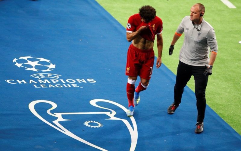 Mo Salah shares tears as he works off the pitch