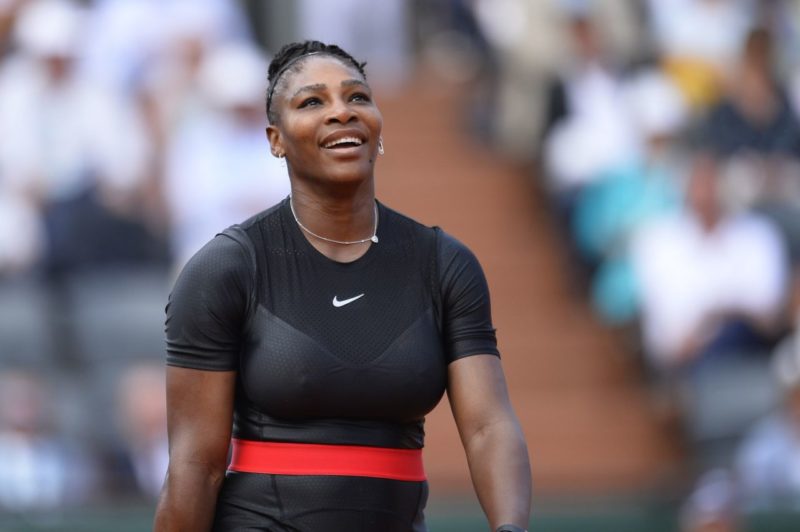 Serena Williams back on the court