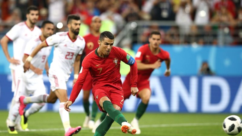 Cristiano misses penalty at 2018 FIFA World Cup