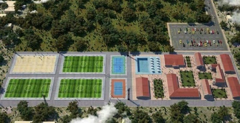 Artistic impression of the Pobiman Training Complex when fully completed