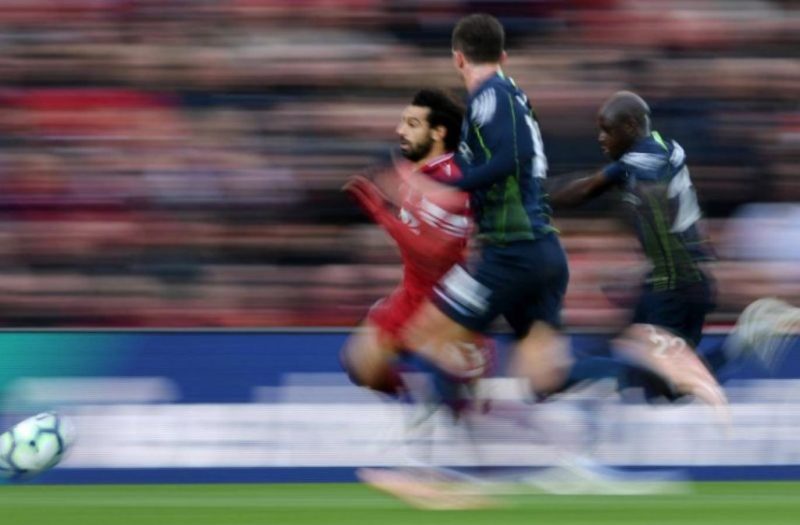 Mohamed Salah had limited impact against Manchester City