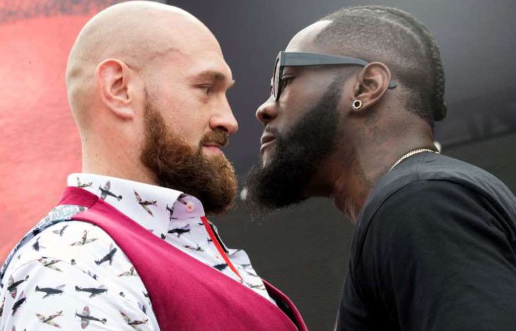Wilder and Fury face off