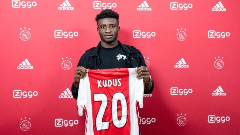 Kudus Mohammed to wear Jersey No. 20 at Ajax