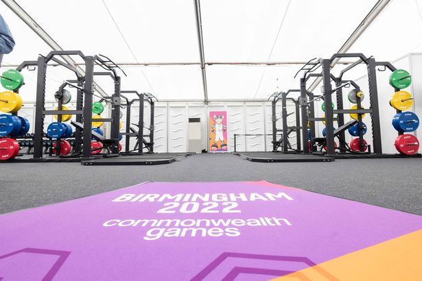 The gym at the Birmingham 2022 Commonwealth Games athletes village