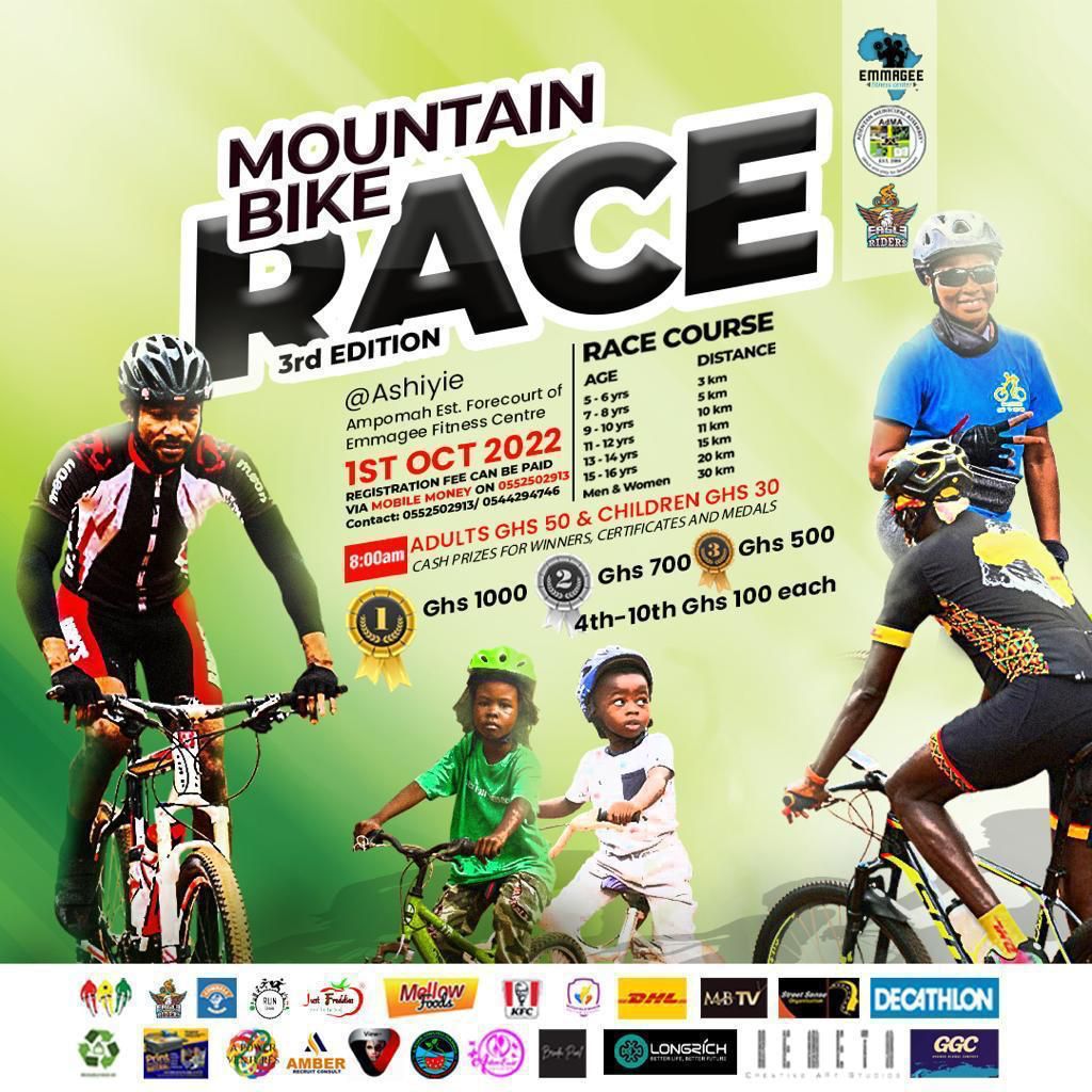 Mountain Bike Race takes off October 1st Sports 24 Ghana